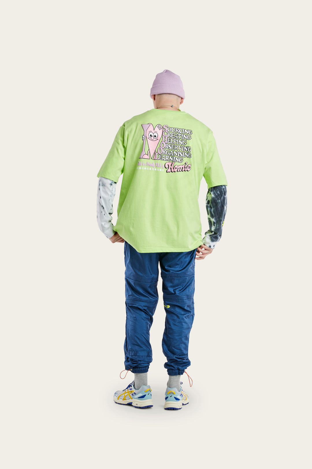 S.C.H.O.O.L. Tee - Lime