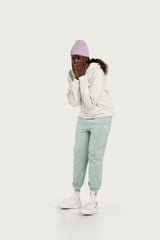 Monogram Hoodie - White Marle