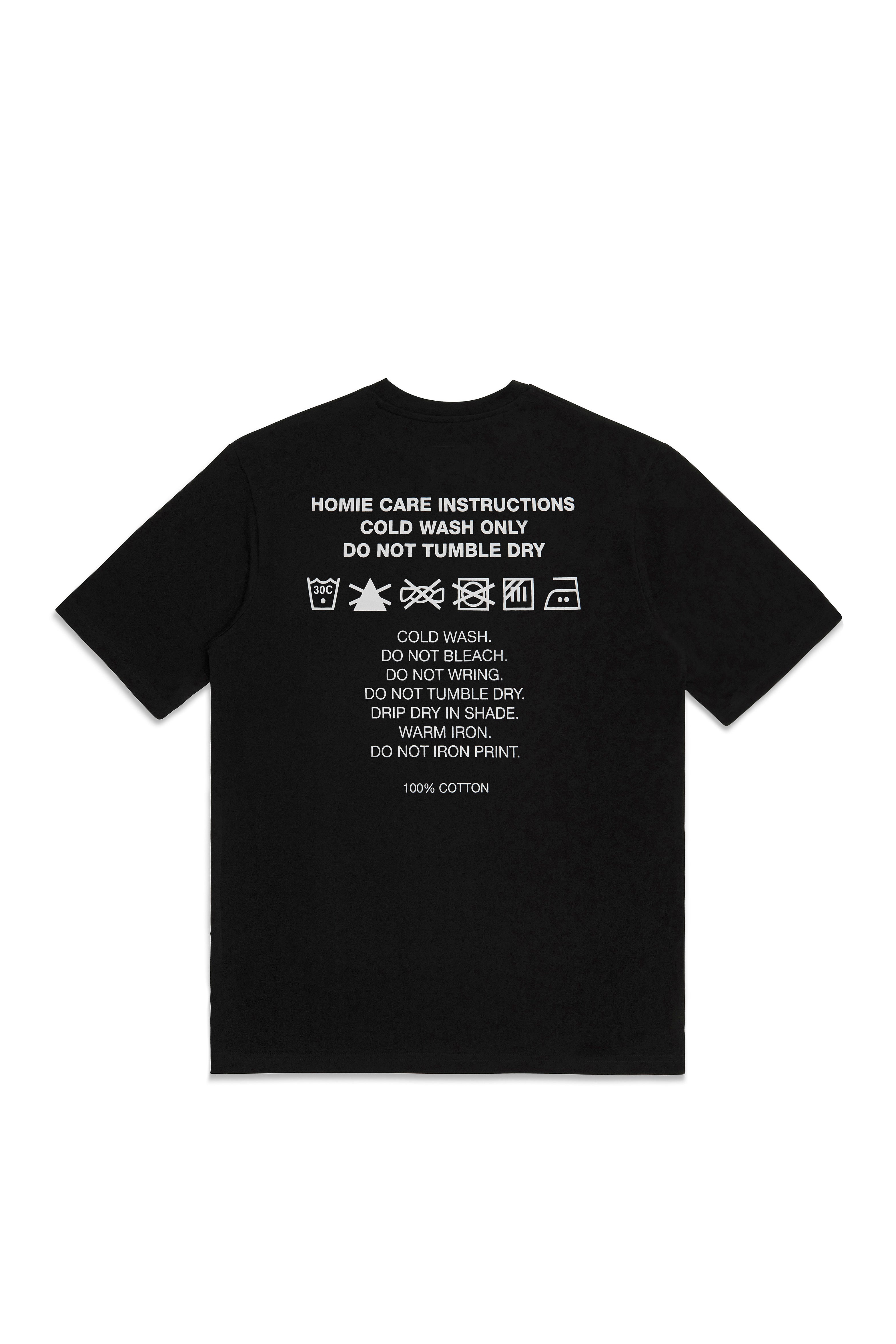 Care Tee 2.0 - Black (XS, XXL)