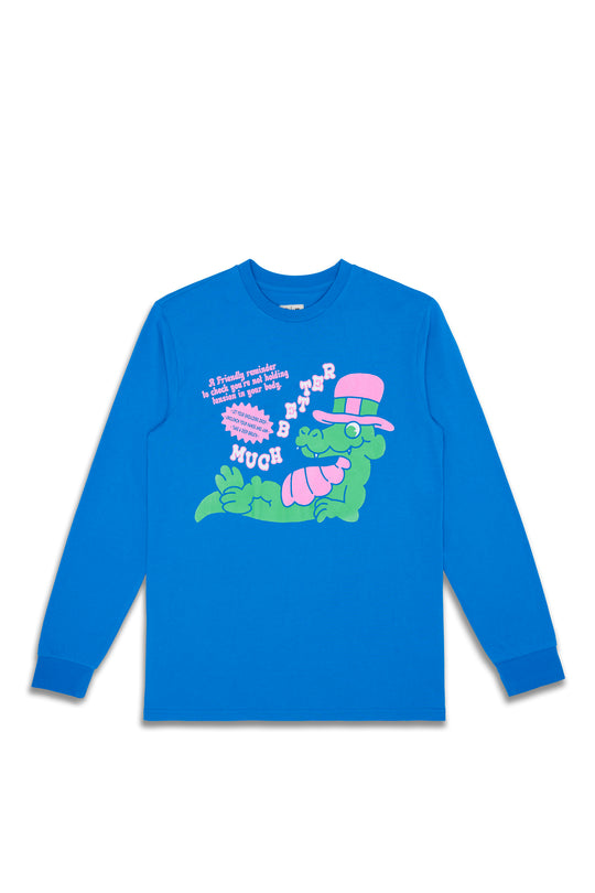 Relax LS Tee - Aqua