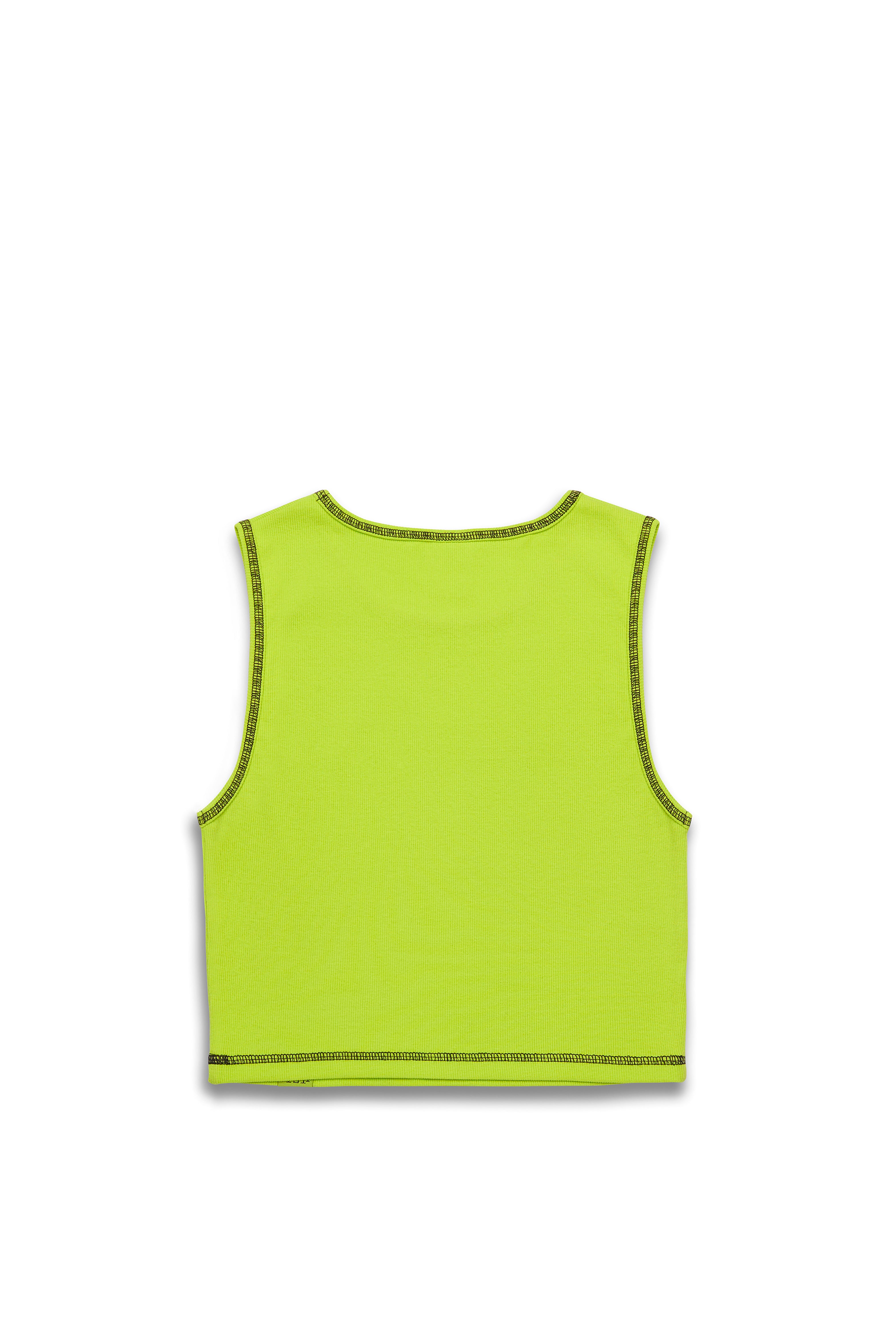 Ribbed Tank - Lime (XS,S)