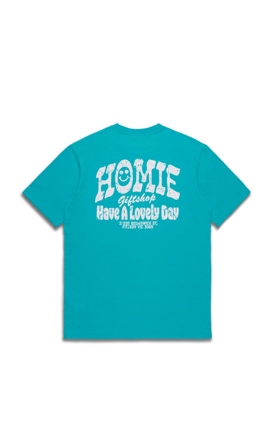 Gift Shop Tee - Turquoise