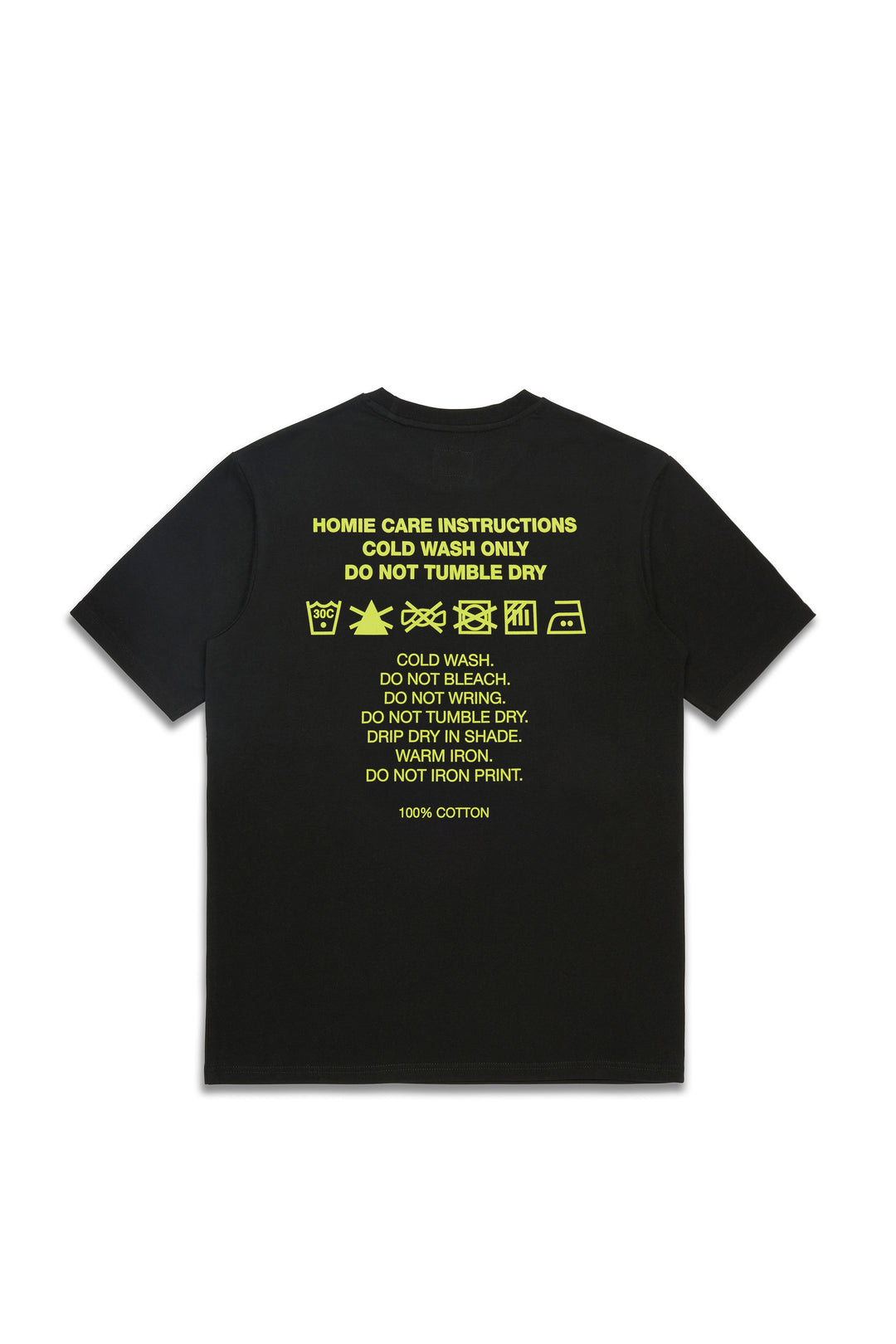 Care Tee 3.0 - Black/Neon