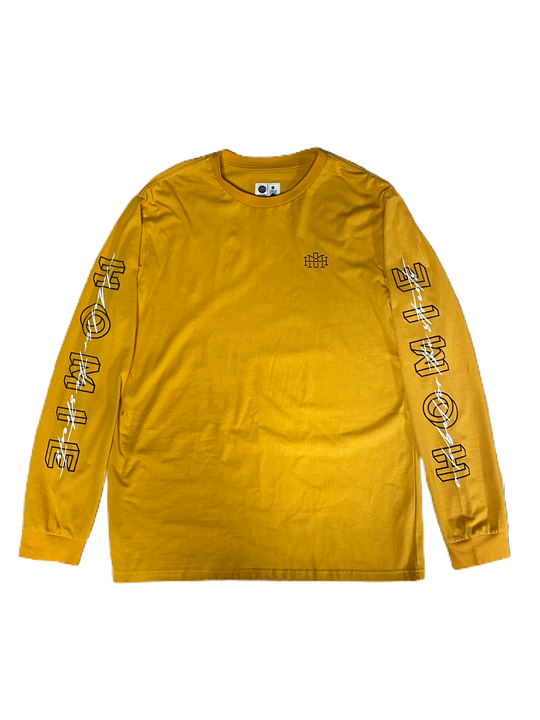 Monogram script long sleeve - Mustard