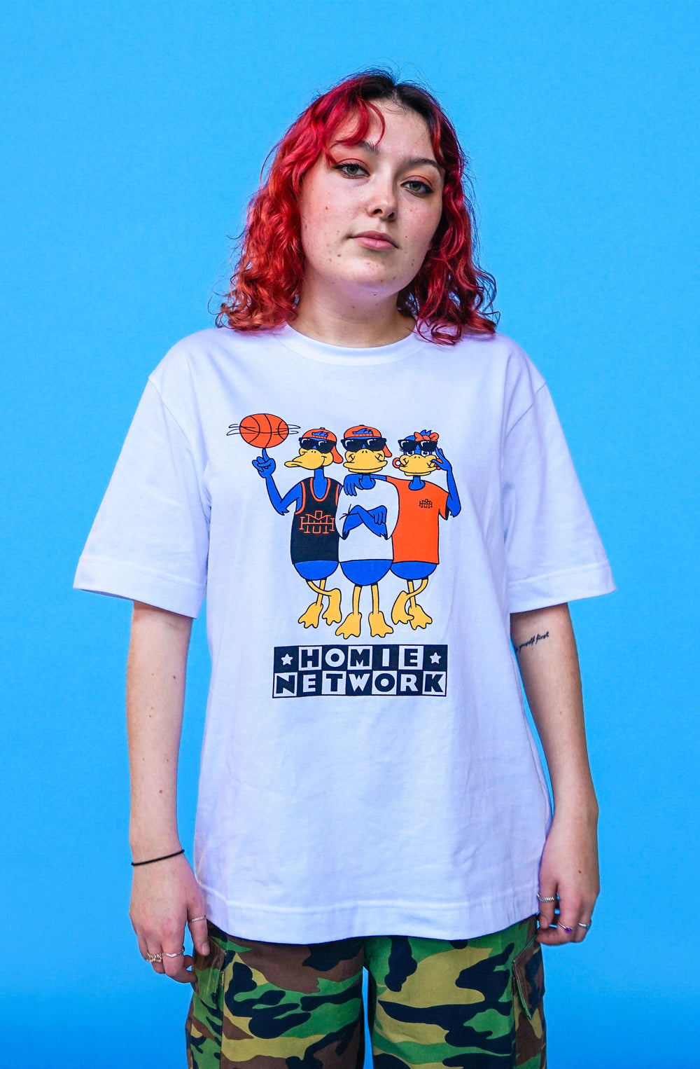 HoMie X Life Coach / HoMie Network Tee - White (XXS)