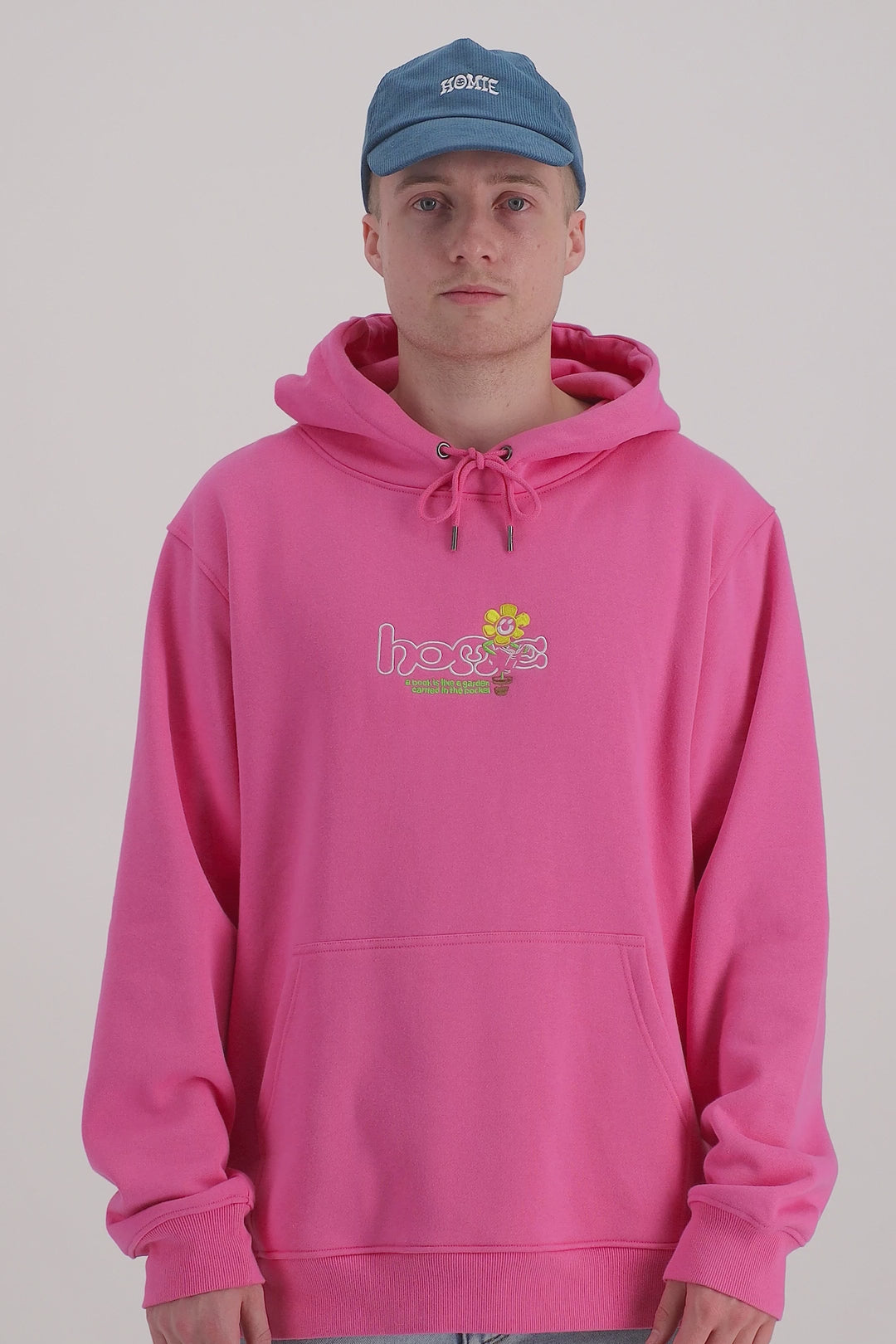 HoMie Pocket Garden Hoodie - Hot Pink